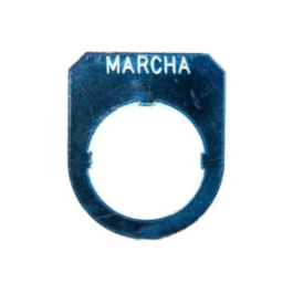 Etiqueta marcha para línea A D.22	AEA